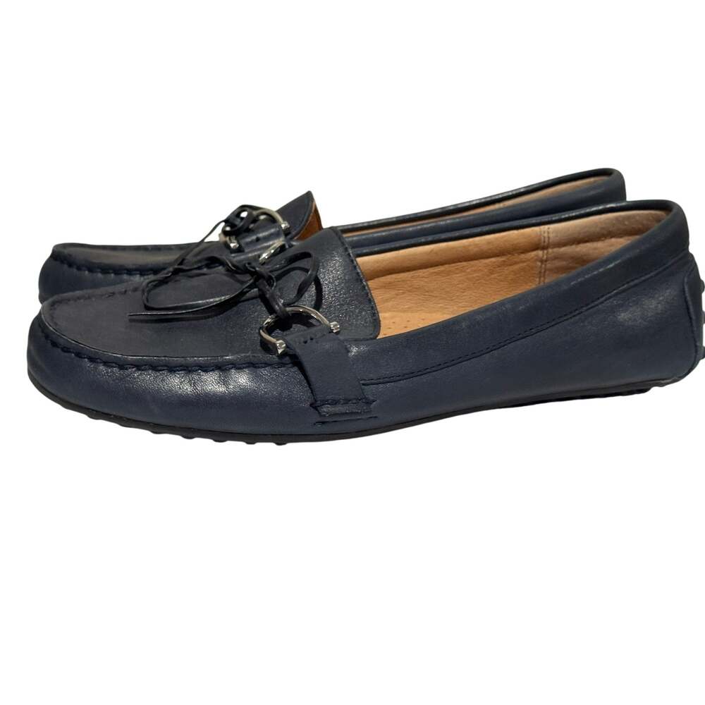 Lauren Ralph Lauren Briley Navy Driving Mocs 9